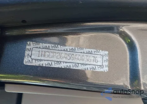 2009 Honda Accord 2.4 Lx-P from USA, damaged, VIN 1HGCP26459A003676